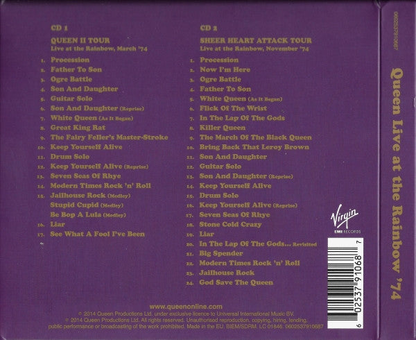 Queen -Live At The Rainbow '74