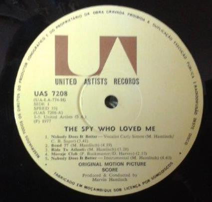 Marvin Hamlisch -The Spy Who Loved Me (Original Motion Picture Score)