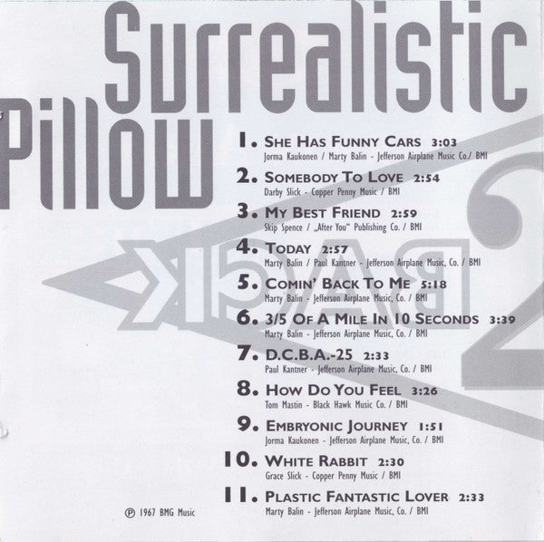 Jefferson Airplane -Surrealistic Pillow / Volunteers