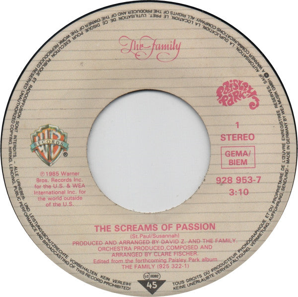 The Family (2) -The Screams Of Passion