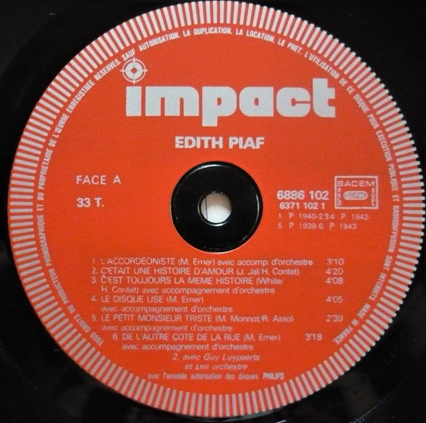 Edith Piaf -Edith Piaf