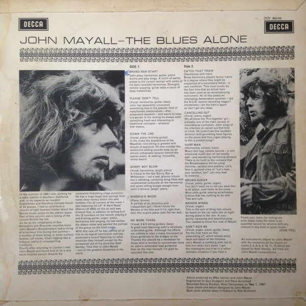 John Mayall -The Blues Alone