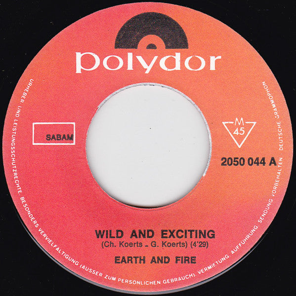 Earth & Fire* -Wild And Exciting