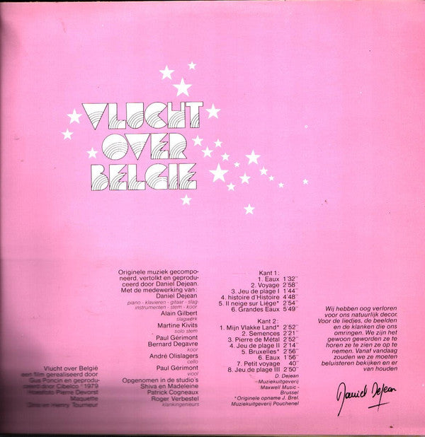 Jacques Brel, Daniel Dejean -Originele Soundtrack Van De Film Vlucht Over Belgie