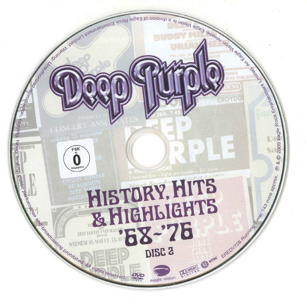 Deep Purple -History, Hits & Highlights '68 - '76