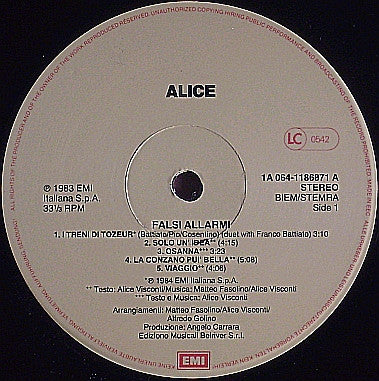 Alice (4) -Falsi Allarmi