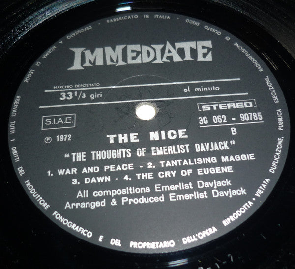 The Nice -The Thoughts Of Emerlist Davjack