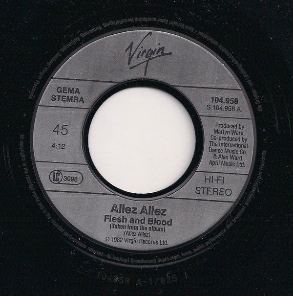 Allez Allez -Flesh And Blood