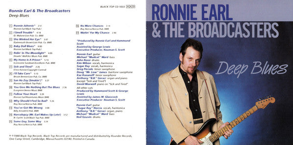 Ronnie Earl &amp; The Broadcasters* - Deep Blues