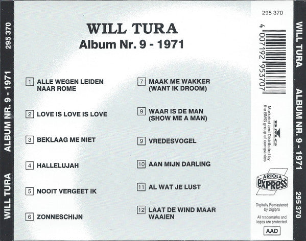 Will Tura -Album Nr. 9 - 1971