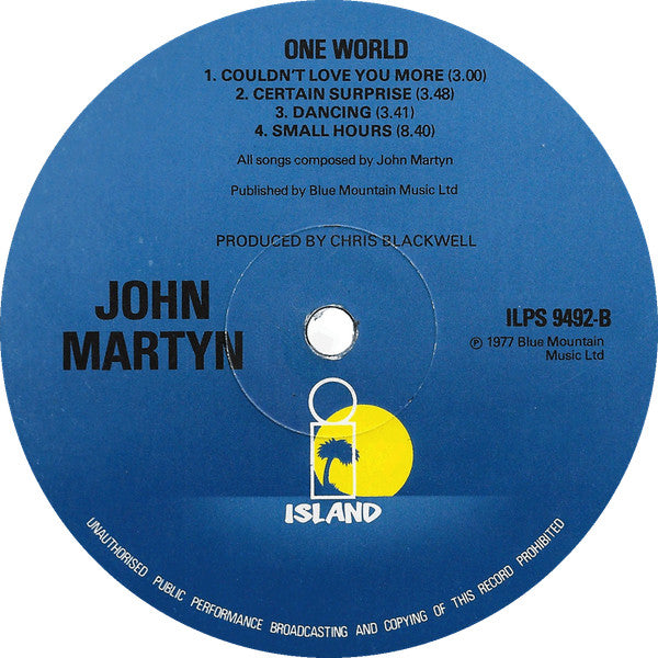 John Martyn -One World