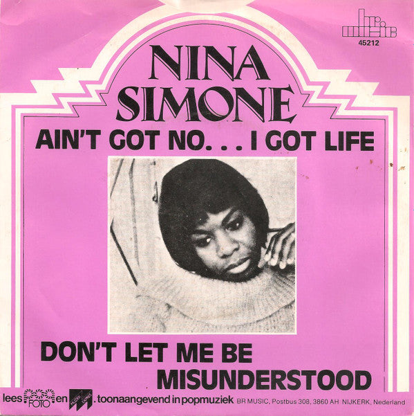Nina Simone - Ain't Got No... I Got Life / Don't Let Me Be Misunderstood