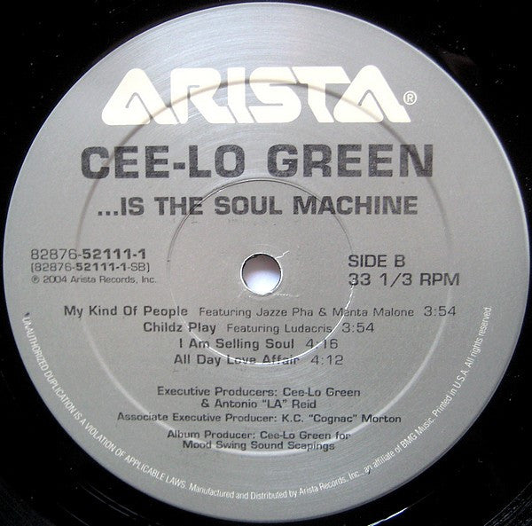 Cee-Lo Green* -Cee-Lo Green... Is The Soul Machine