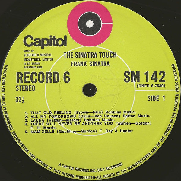 Frank Sinatra -The Sinatra Touch