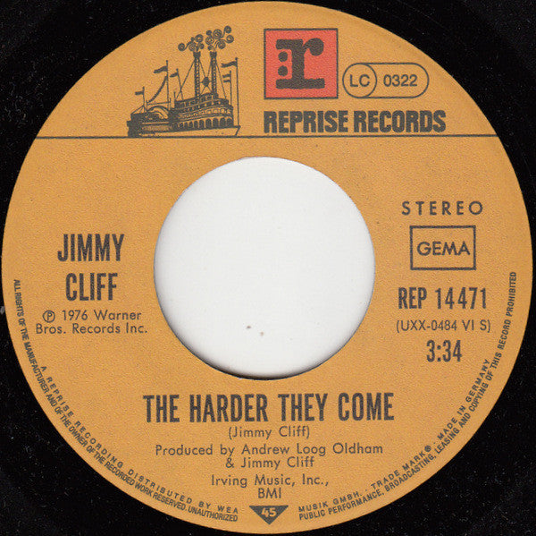 Jimmy Cliff -Viet Nam / The Harder They Come