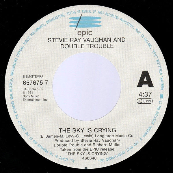 Stevie Ray Vaughan & Double Trouble -The Sky Is Crying