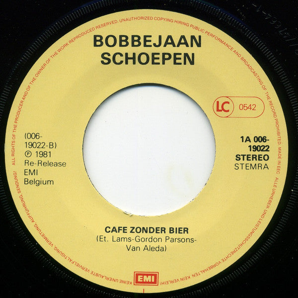 Bobbejaan Schoepen -Grijze Haren / Café Zonder Bier