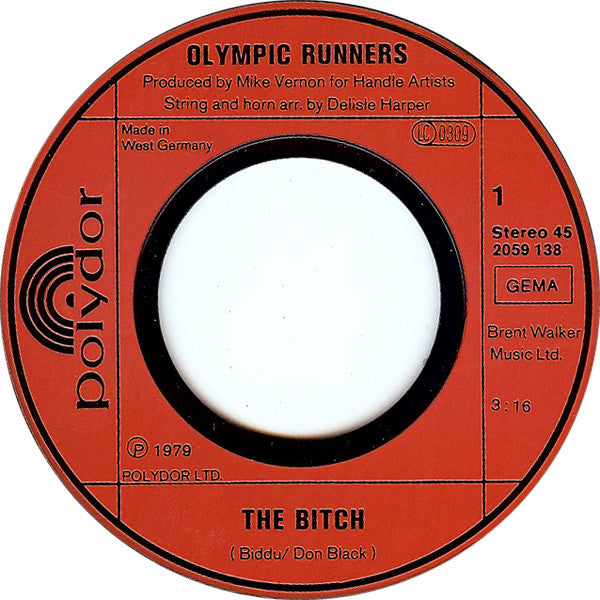 Olympic Runners - The Bitch