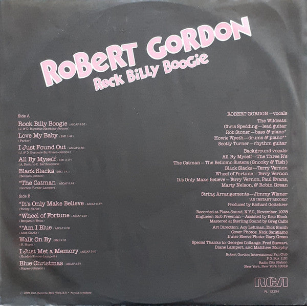 Robert Gordon (2) -Rock Billy Boogie