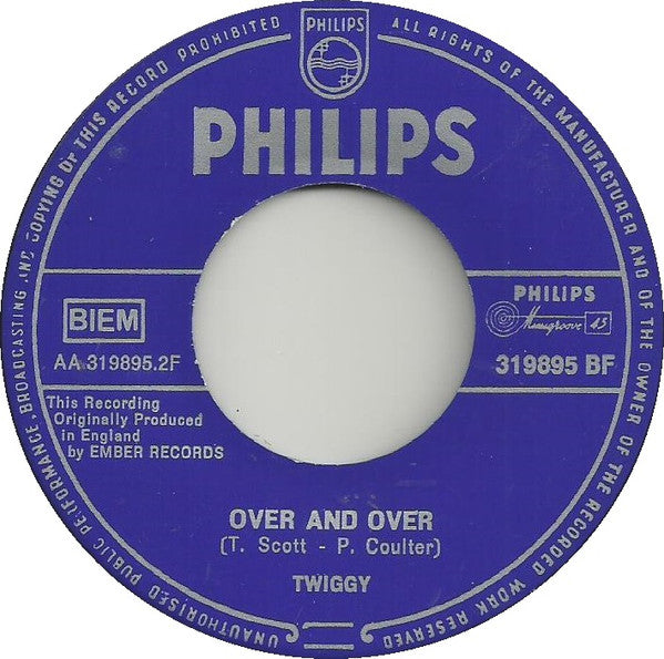 Twiggy (2) -When I Think Of You / Over And Over