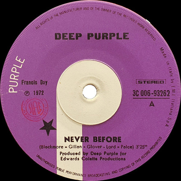 Deep Purple -Never Before