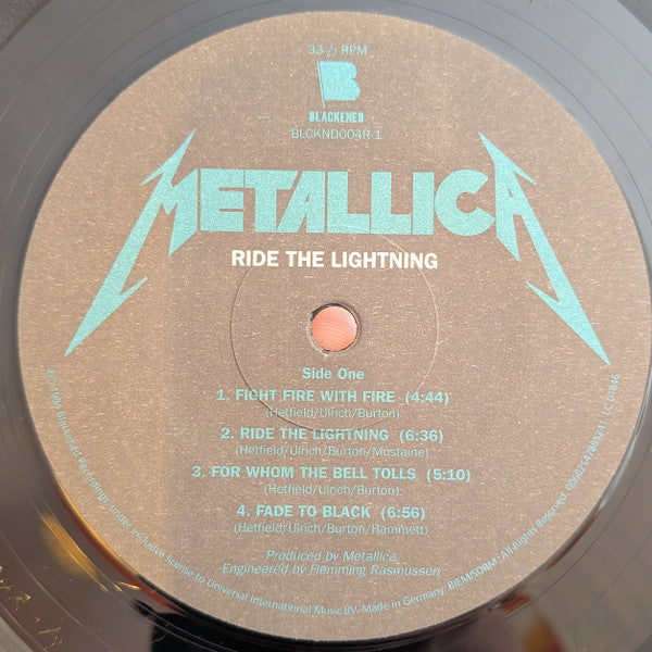 Metallica -Ride The Lightning