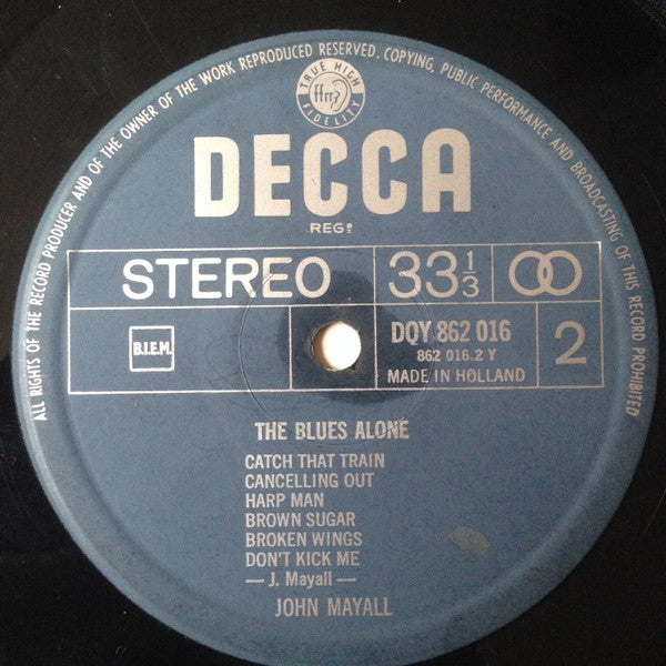 John Mayall -The Blues Alone