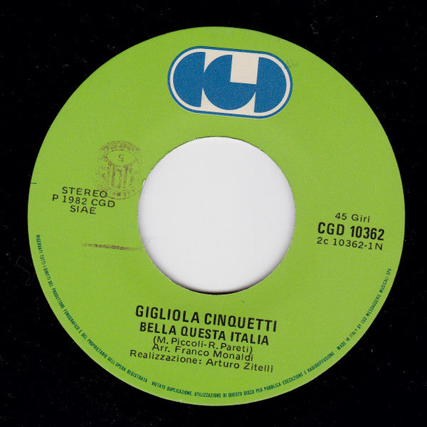 Gigliola Cinquetti -Bella Questa Italia
