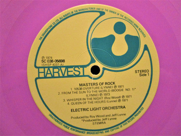 Electric Light Orchestra -Masters Of Rock - Electric Light Orchestra Showdown