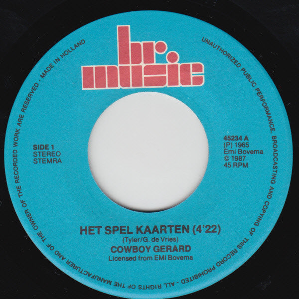 Cowboy Gerard -Het Spel Kaarten / Giddy Up Go