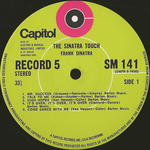 Frank Sinatra -The Sinatra Touch