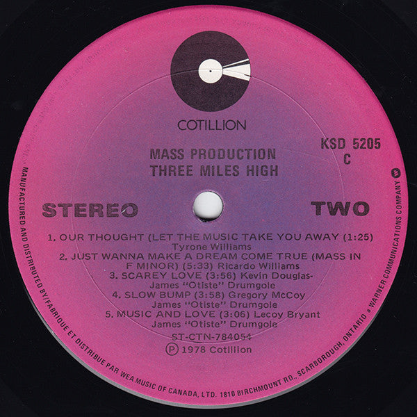 Mass Production -Three Miles High