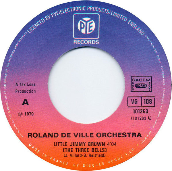 Roland De Ville Orchestra -Little Jimmy Brown (The 3 Bells)