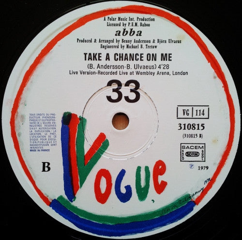 ABBA -I Have A Dream / Take A Chance On Me (Recorded Live At Wembley Arena, London)