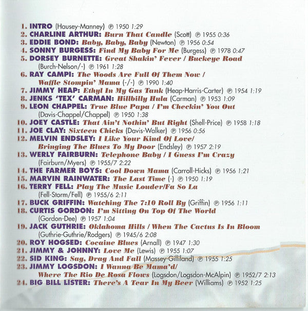 Various - That's What Makes The Jukebox Play (Highlights From Bear Family's Releases: Hillbilly &amp; Rockabilly)