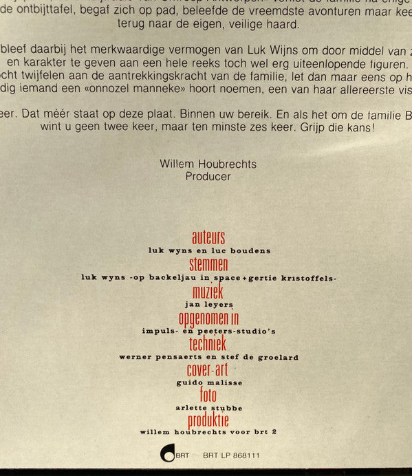 Luk Wyns -De Backeljau-LP
