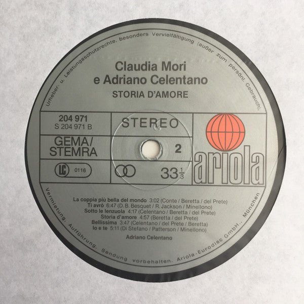 Claudia Mori & Adriano Celentano -Storia D'Amore