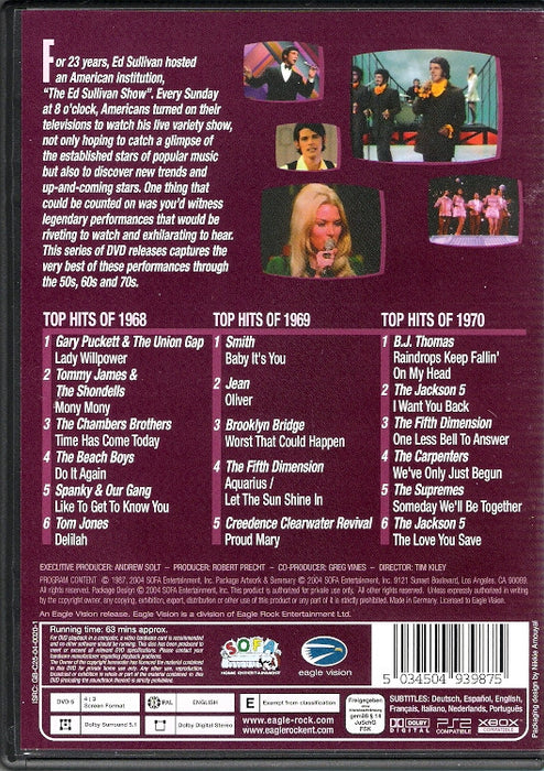 Various -Chart Toppers '68/'69/'70