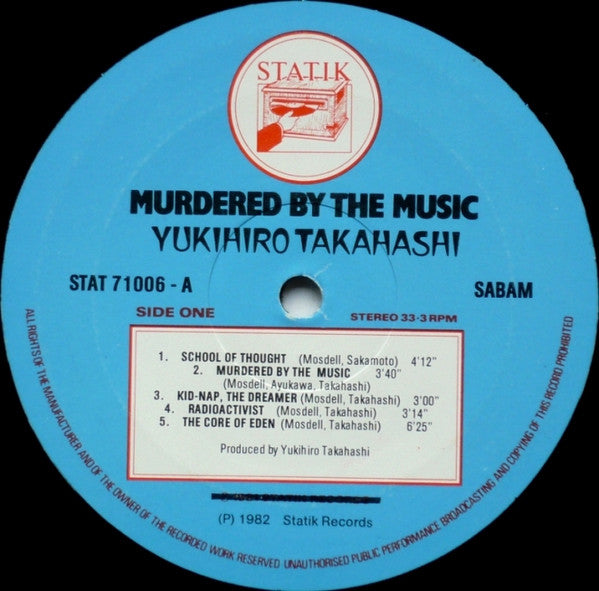 Yukihiro Takahashi -Murdered By The Music