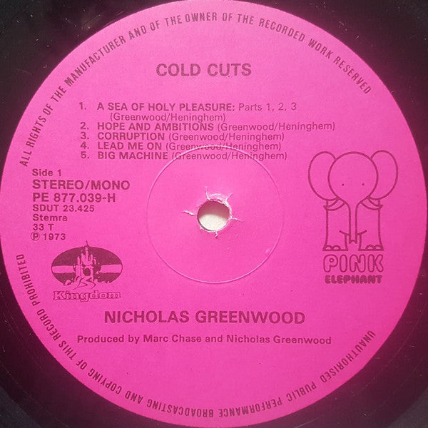 Nicholas Greenwood* -Cold Cuts
