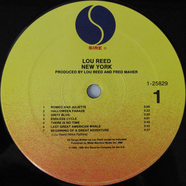 Lou Reed -New York