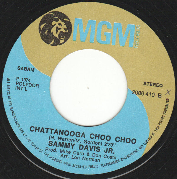 Sammy Davis Jr. - Singin' In The Rain / Chattanooga Choo - Choo