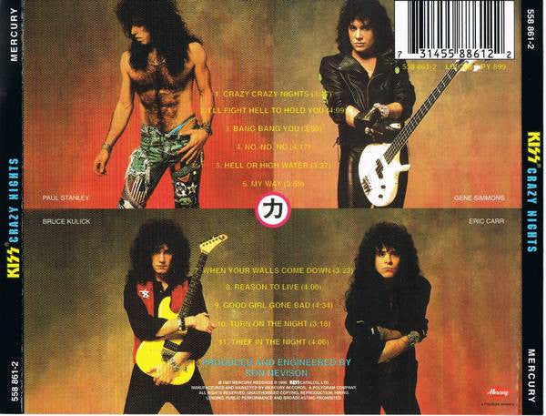 Kiss - Crazy Nights