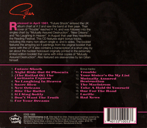 Gillan -Future Shock