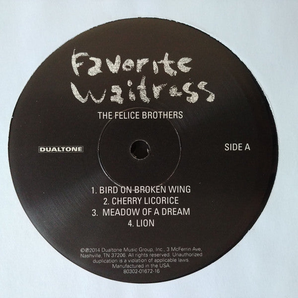 The Felice Brothers -Favorite Waitress