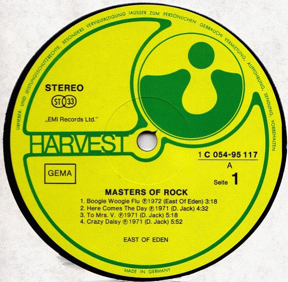 East Of Eden (2) -Masters Of Rock