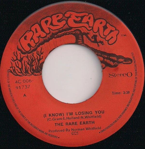 Rare Earth -(I Know) I'm Losing You / When Joanie Smiles