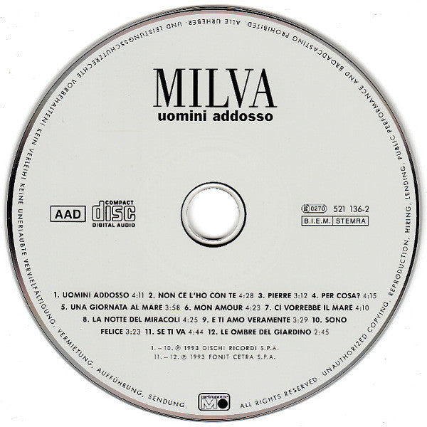 Milva -Uomini Addosso