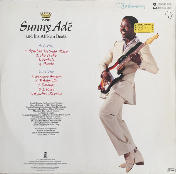 King Sunny Adé And His African Beats* -Synchro System