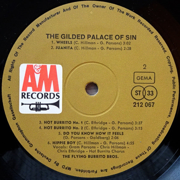 The Flying Burrito Bros -The Gilded Palace Of Sin